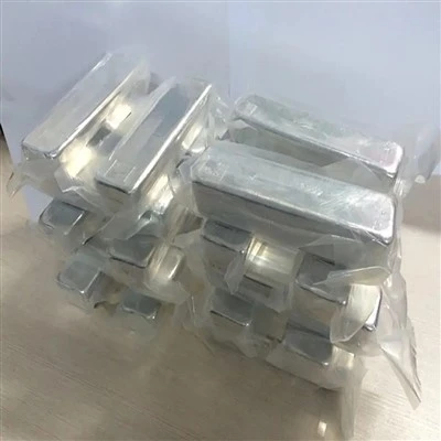 Lingotti di magnesio Pure Mg Lingotto 99,99%.
