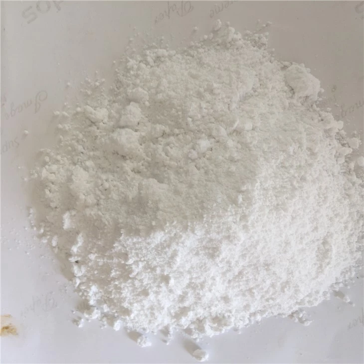 Polvere di biossido di titanio bianco